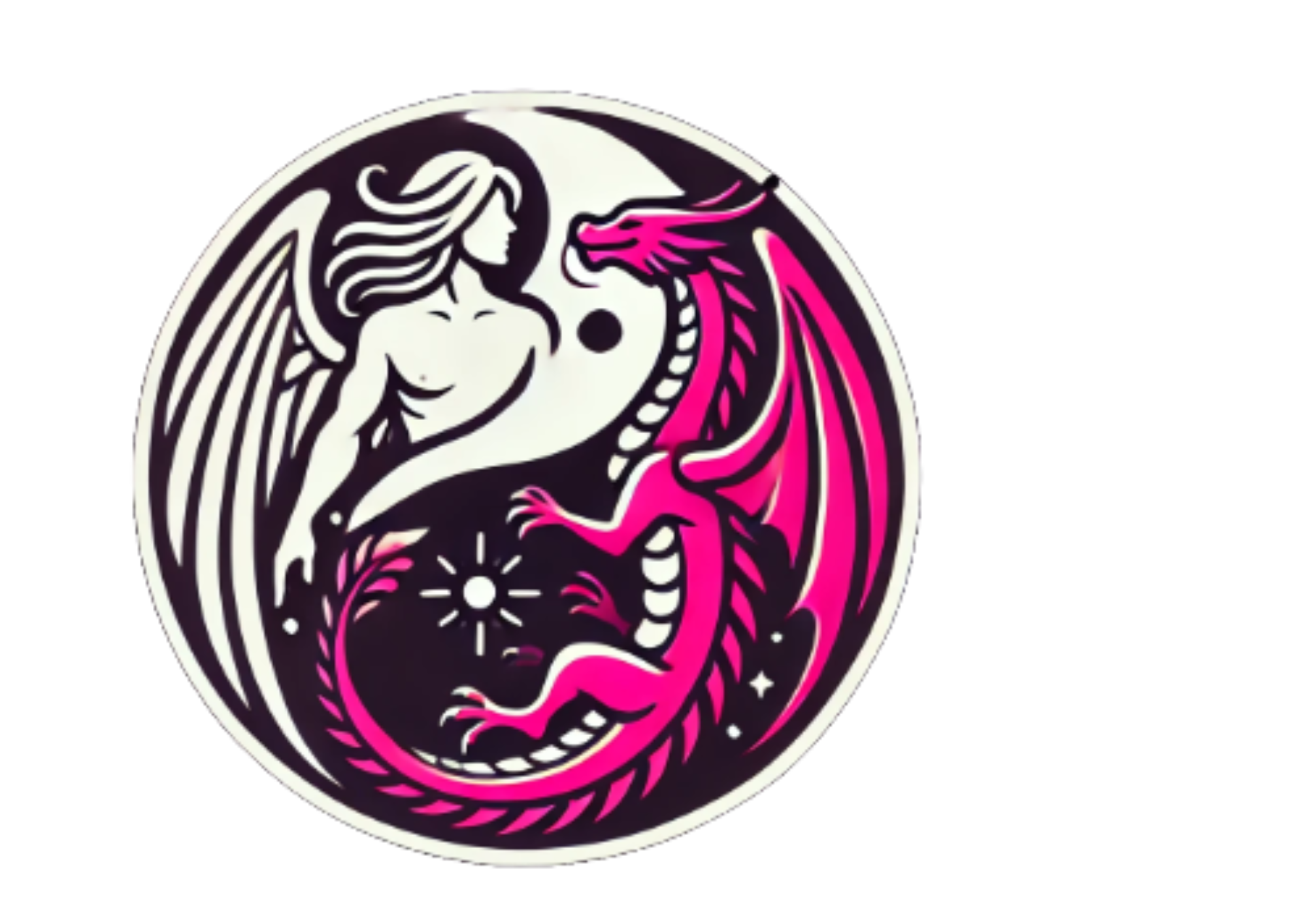 Angel and Dragon Logo